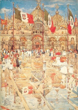 company of captain reinier reael known as themeagre company Painting - Splash of Sunshine and Rain Maurice Prendergast